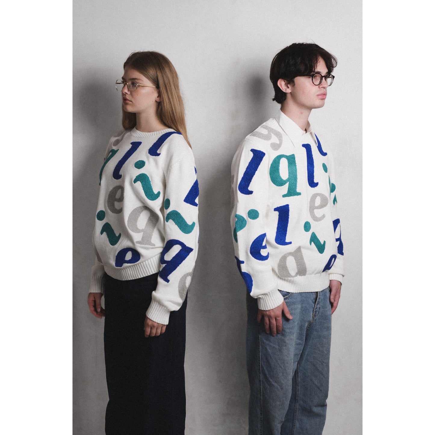 Carpet Letter Sweater