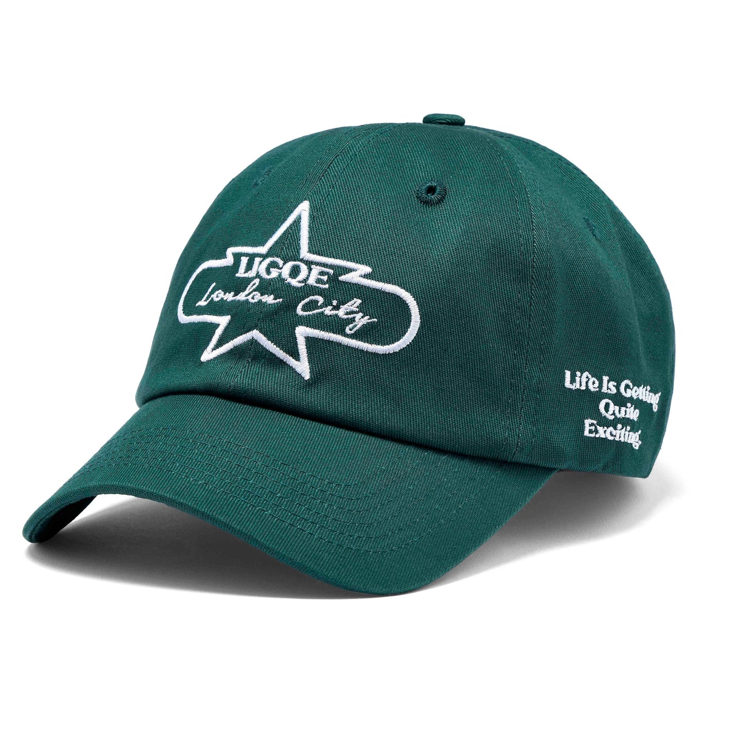 The Village Baseball Cap (Forrest Green Cotton)
