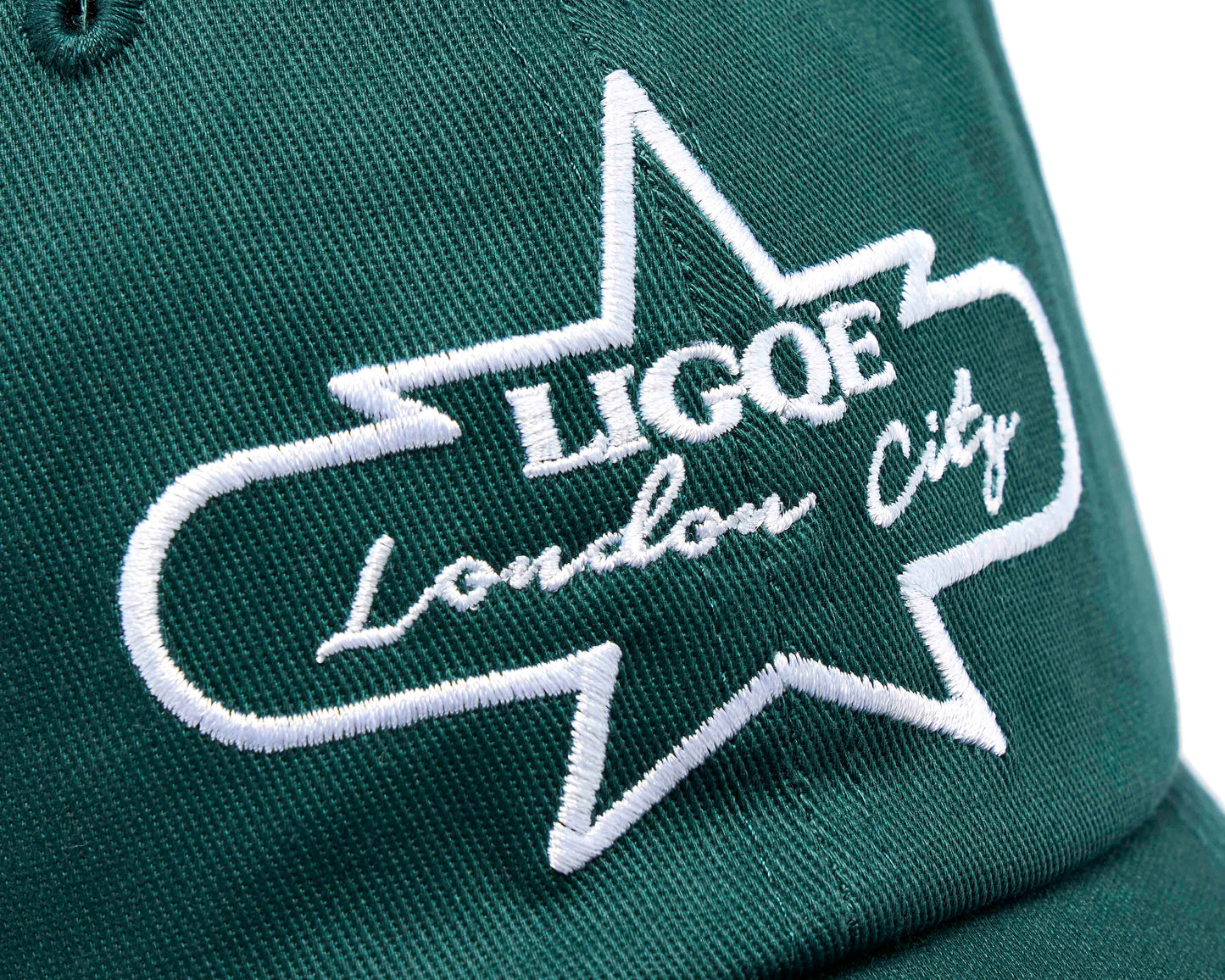 The Village Baseball Cap (Forrest Green Cotton)