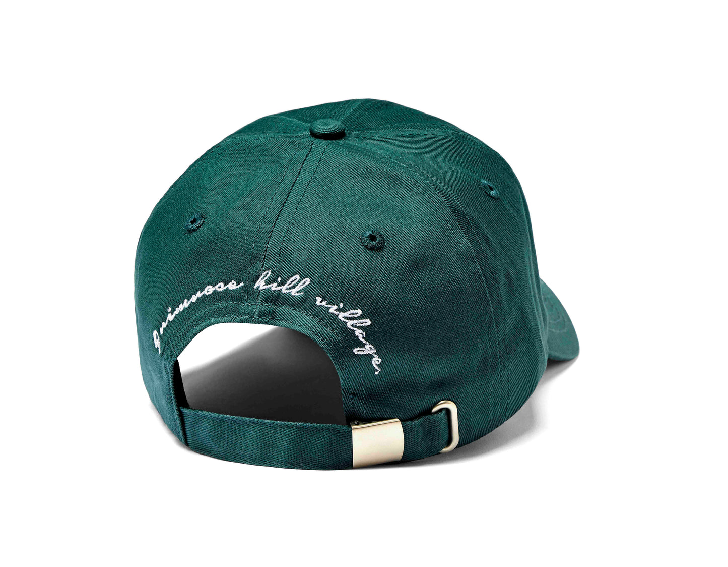 The Village Baseball Cap (Forrest Green Cotton)