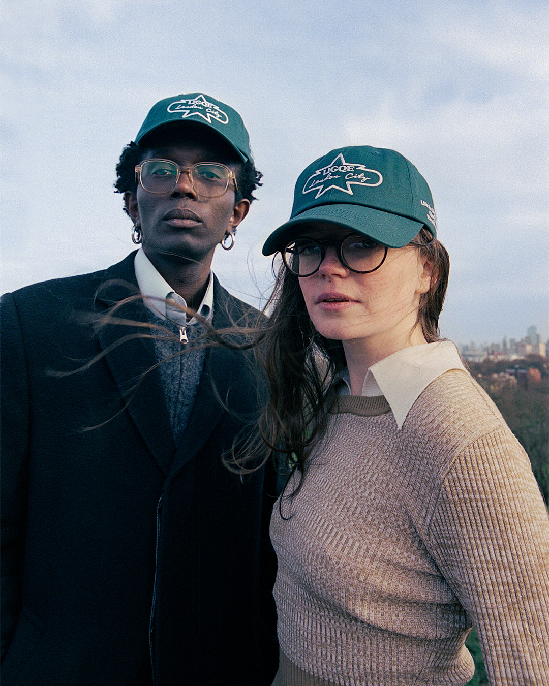 The Village Baseball Cap (Forrest Green Cotton)